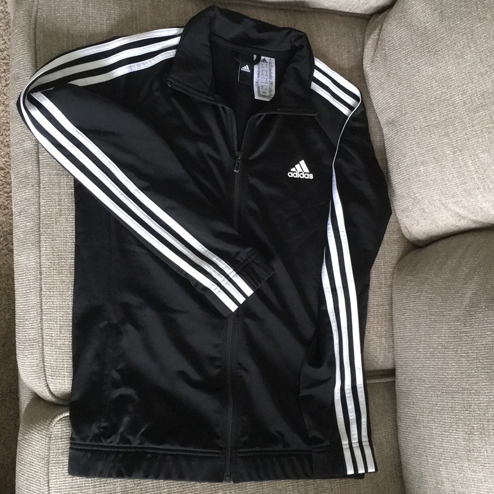 Adidas 3 Stripe, full zip jacket